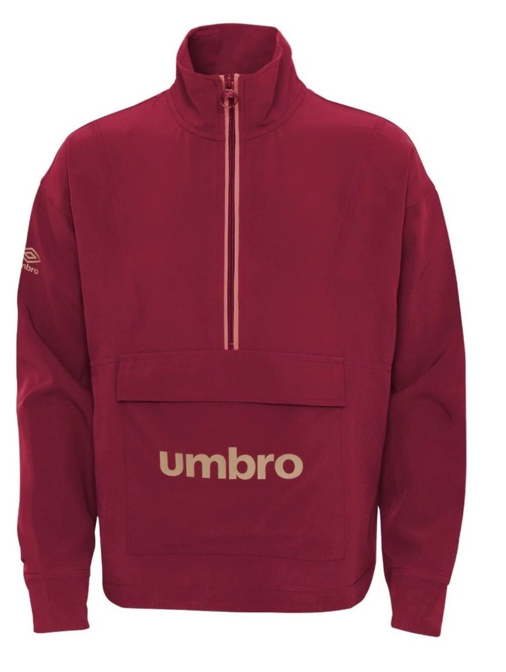 Umbro Kids Burgundy Pullover Jacket